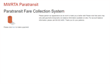 Tablet Screenshot of mwride.mwrta.com